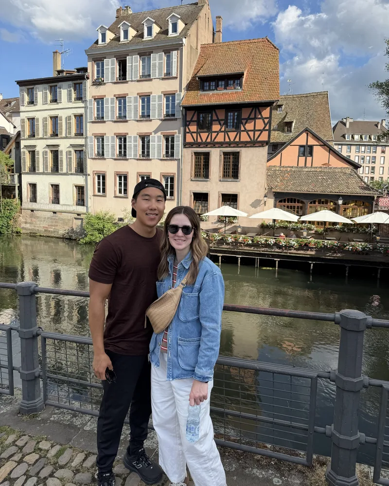 Preston Seo and his wife